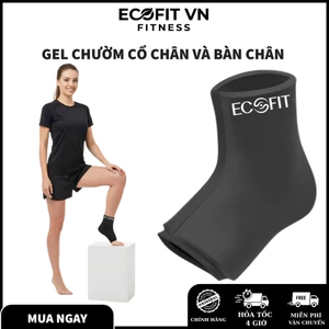 Gel chườm nóng lạnh cổ chân và bàn chân cao cấp ECOFIT hỗ trợ phục hồi chấn thương sau chơi thể thao