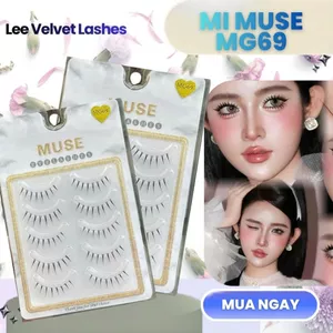 LeeVelvetLashes MG69 mi giả muse mg69 sợi mi mỏng,mềm, nhẹ