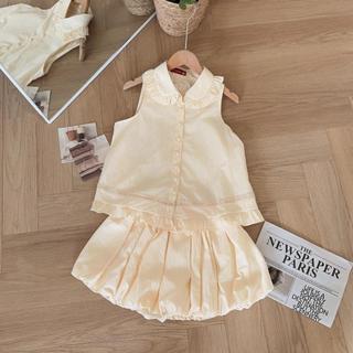 (HAVANA) Set áo CANDY cổ bèo kèm chân váy SAT459