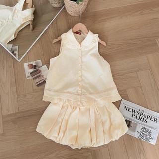 (HAVANA) Set áo CANDY cổ bèo kèm chân váy SAT459