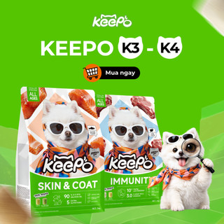 Combo Hạt CHÒ KEEPO K3+K4 Gói 1KG Chăm Sóc Răng Miệng, Omega 3 Cho Da & Lông, Phát Triển Não & Xương
