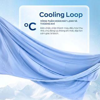 Chăn Điều Hòa Cao Cấp, Mền Hè Amando Ice Silk Lõi Bông Nhẹ Mềm Thoáng Dễ Vệ Sinh Goodnight Vua Nệm