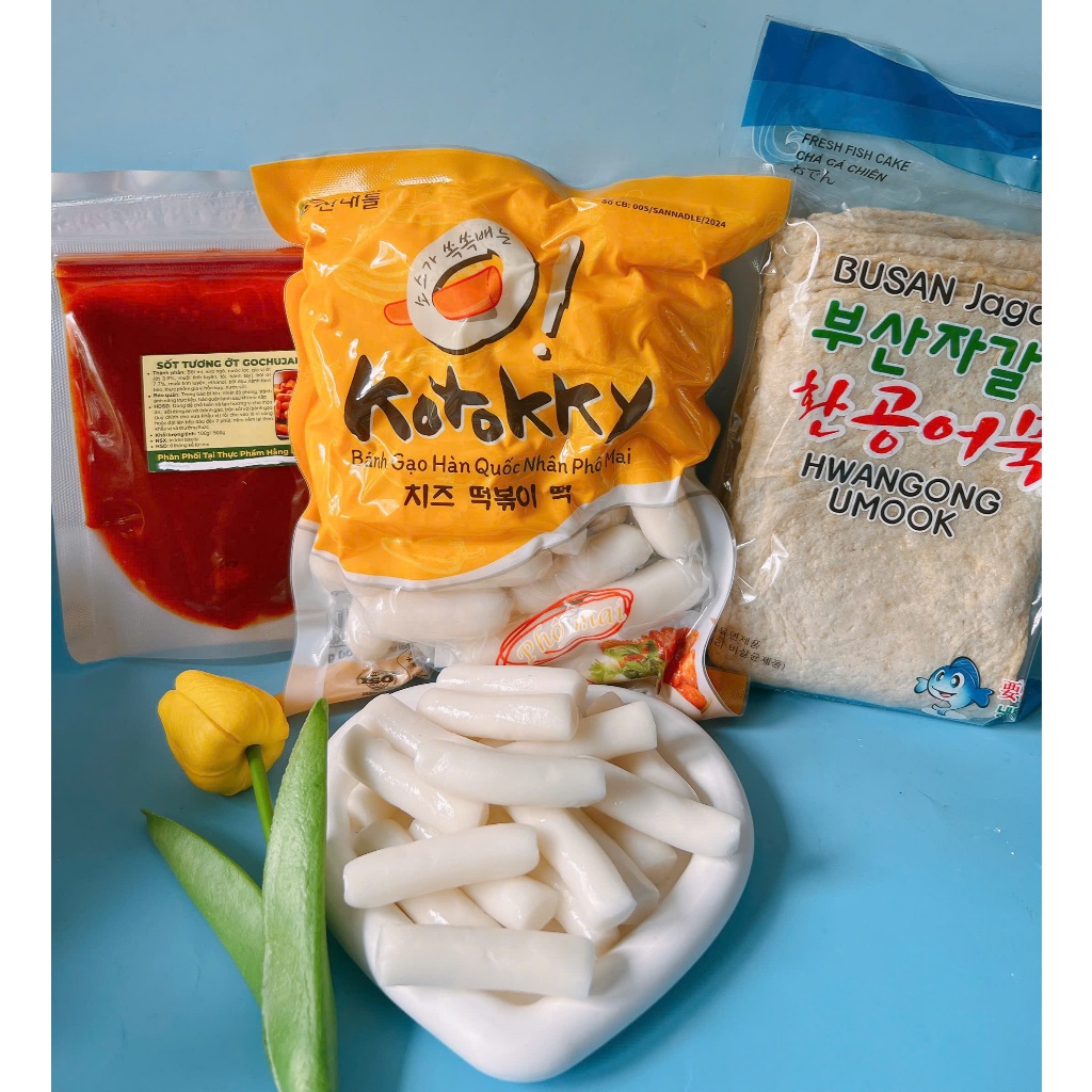 COMBO 500g KOTOKKY PHÔ MAI +450G CHẢ CÁ  + 100G NƯỚT SỐT