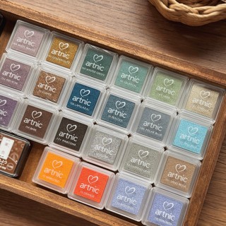 Mực dấu mini màu pastel Artnic Tsukineko