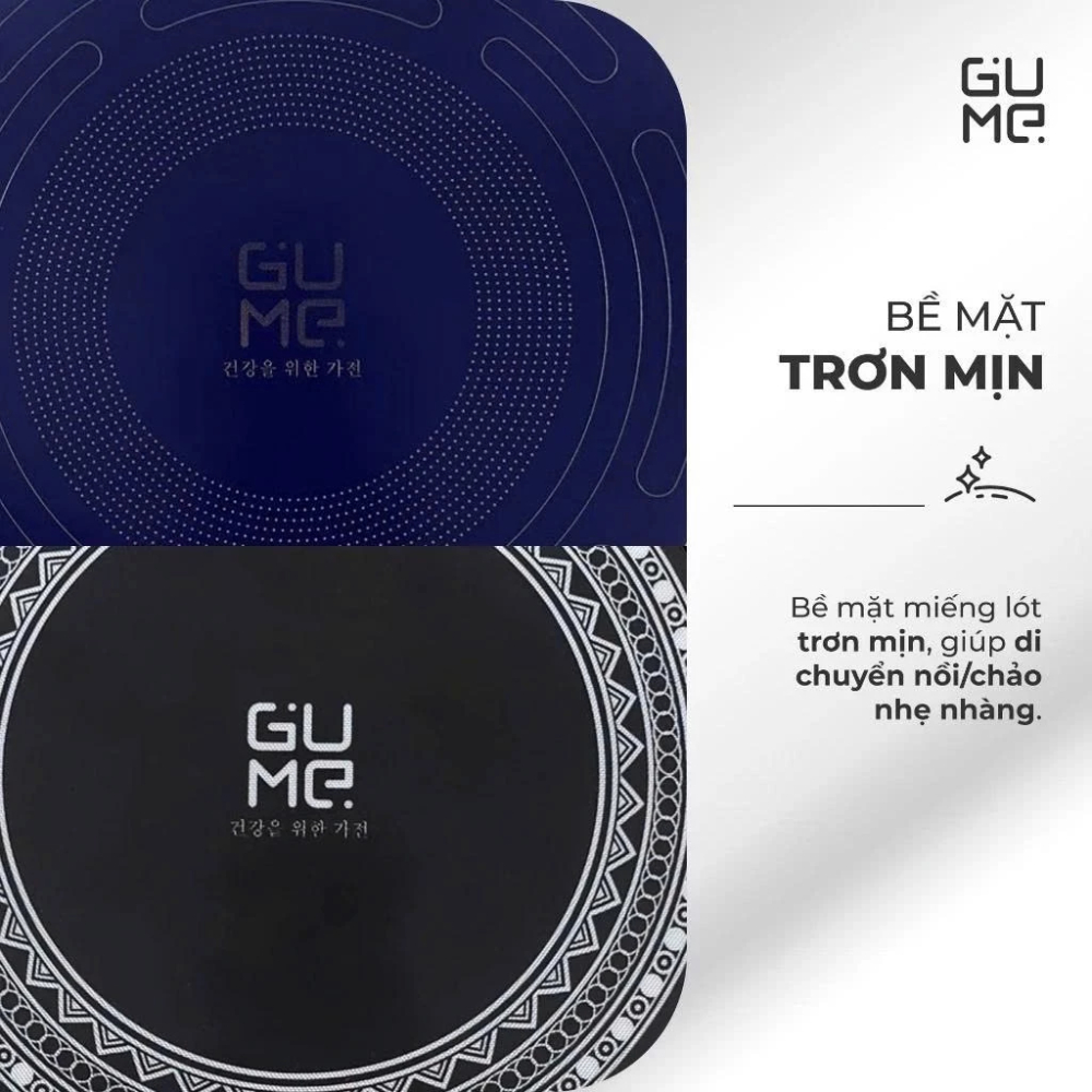 Miếng Lót Bếp Từ GM-018Z GUME Dẫn Nhiệt, Chịu Nhiệt Tốt, Dễ Dàng Vệ Sinh, An Toàn Khi Sử Dụng