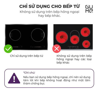 Miếng Lót Bếp Từ GM-018Z GUME Chính Hãng Dẫn Nhiệt Tốt, Dễ Dàng Vệ Sinh, An Toàn Khi Sử Dụng