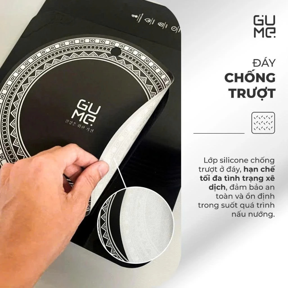 Miếng Lót Bếp Từ GM-018Z GUME Dẫn Nhiệt, Chịu Nhiệt Tốt, Dễ Dàng Vệ Sinh, An Toàn Khi Sử Dụng