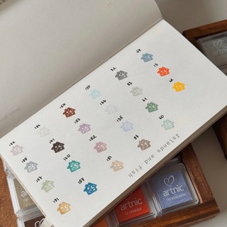 Mực dấu mini màu pastel Artnic Tsukineko