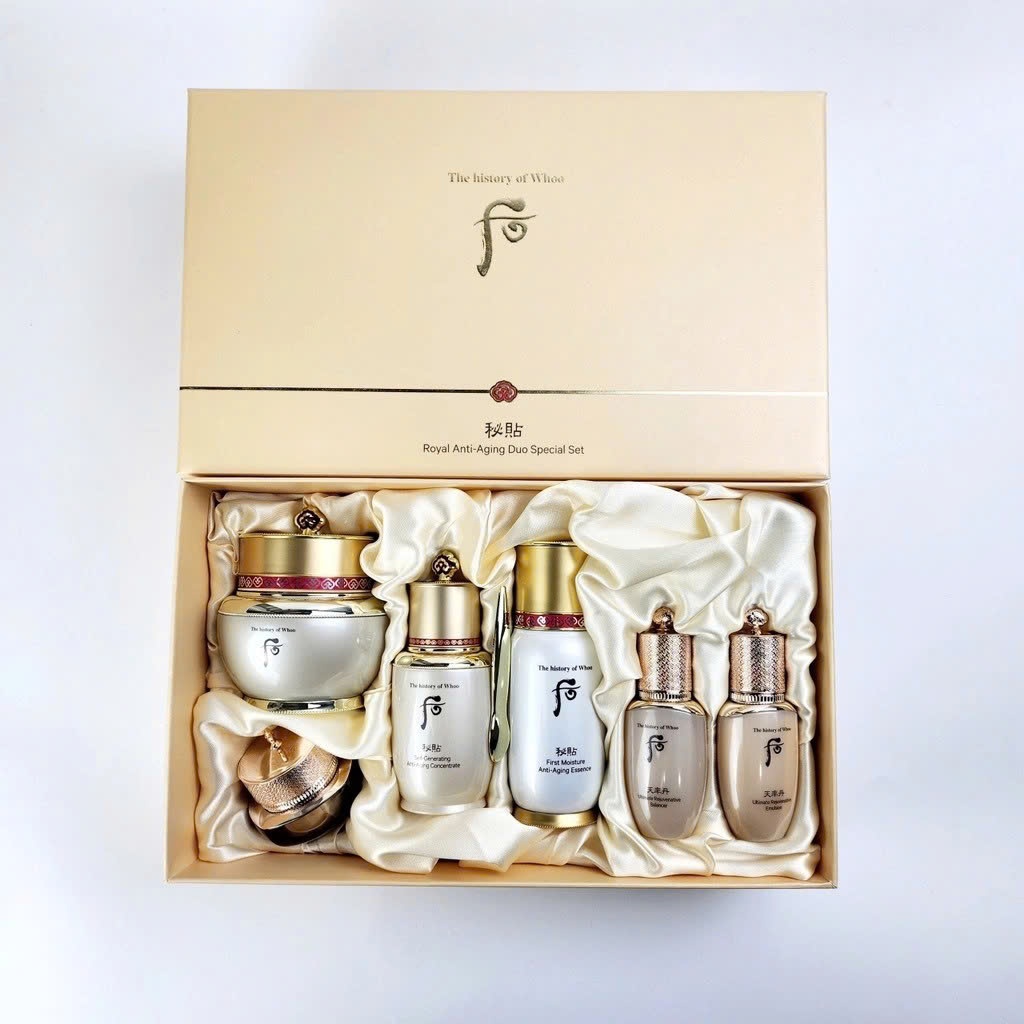 V19_(KÈM QUÀ) Set Kem Dưỡng Whoo Bichup Royal Anti Aging Special ( 6 chi tiết)