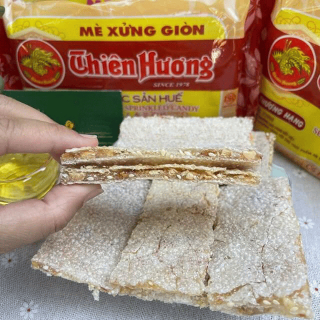 Mè Xửng Giòn Thiên Hương Kẹo Mè Xửng Giòn Huế Bánh Tráng Giòn Thơm Ngon Đặc Sản Huế O Dung