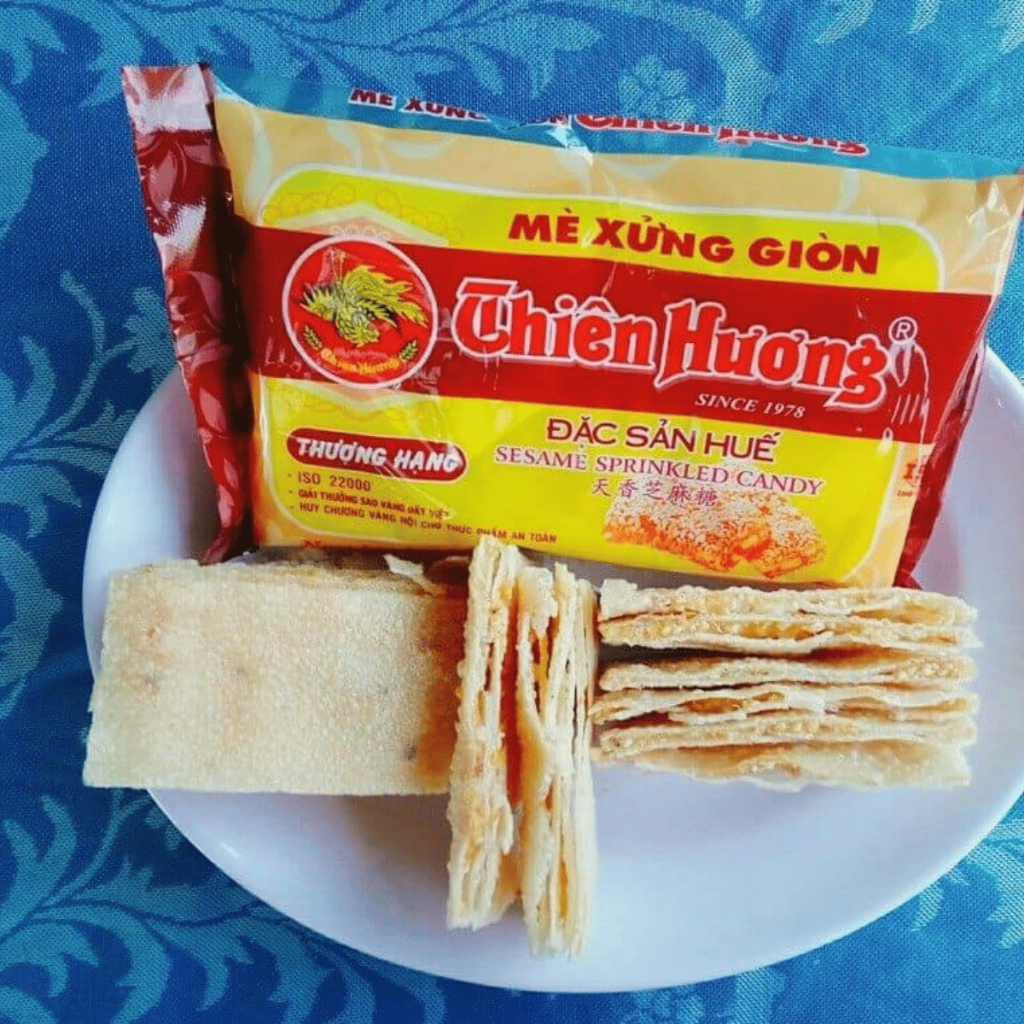 Mè Xửng Giòn Thiên Hương Kẹo Mè Xửng Giòn Huế Bánh Tráng Giòn Thơm Ngon Đặc Sản Huế O Dung