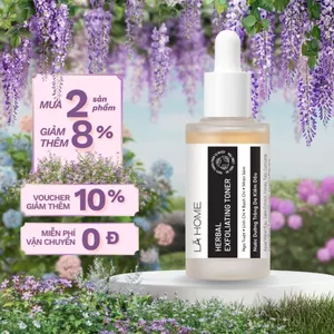Nước Dưỡng Thảo Dược Trắng Da Kiềm Dầu - Herbal Exfoliating Toner Lá Home 50ml