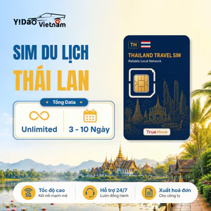 Sim Thái Lan 7 Ngày 35GB, Mạng Truemove/ Dtac 5G Tốc Độ Cao, Sim Du Lịch Thái Lan
