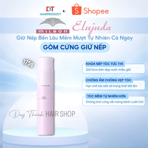 Gôm Xịt Giữ Nếp Tóc Milbon Stayfog 175G -Công Nghệ Nhật Bản, Giữ Nếp Cực Lâu, Chống Ẩm Không Bết Tóc