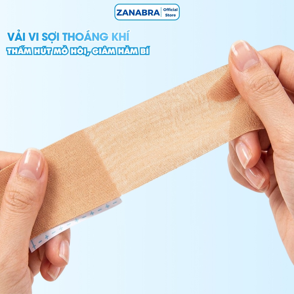 Băng Keo Dán Ngực Đa Năng Dài 5M, Miếng Dán Ngực Tạo Khe Nâng Ngực Chất Vải Vi Sợi Thoáng Khí ZANABRA B05