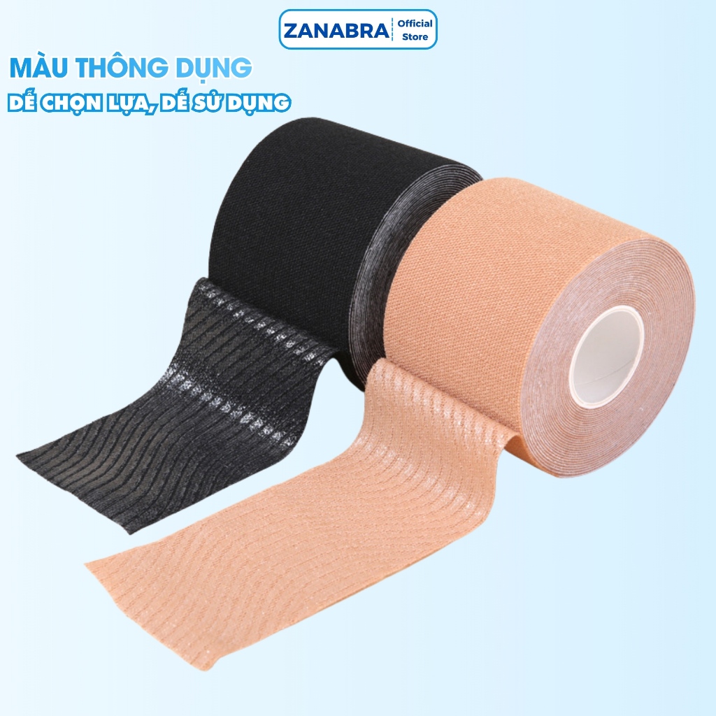 Băng Keo Dán Ngực Đa Năng Dài 5M, Miếng Dán Ngực Tạo Khe Nâng Ngực Chất Vải Vi Sợi Thoáng Khí ZANABRA B05