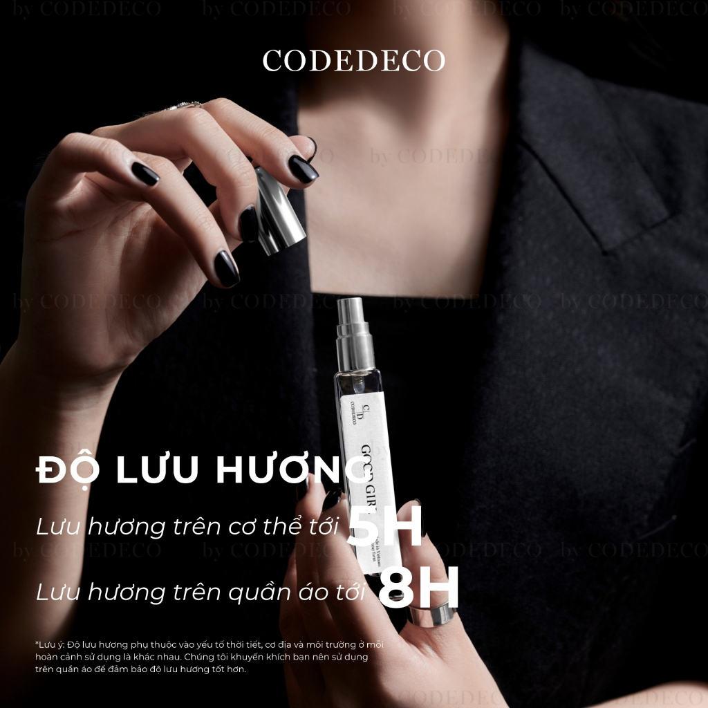 [Best Seller] Tinh Dầu Nước Hoa CODEDECO 10ml - Mua 2 Chai 10ml Tặng 03 Vial 2.5ml Mùi Ngẫu Nhiên | BigBuy360 - bigbuy360.vn