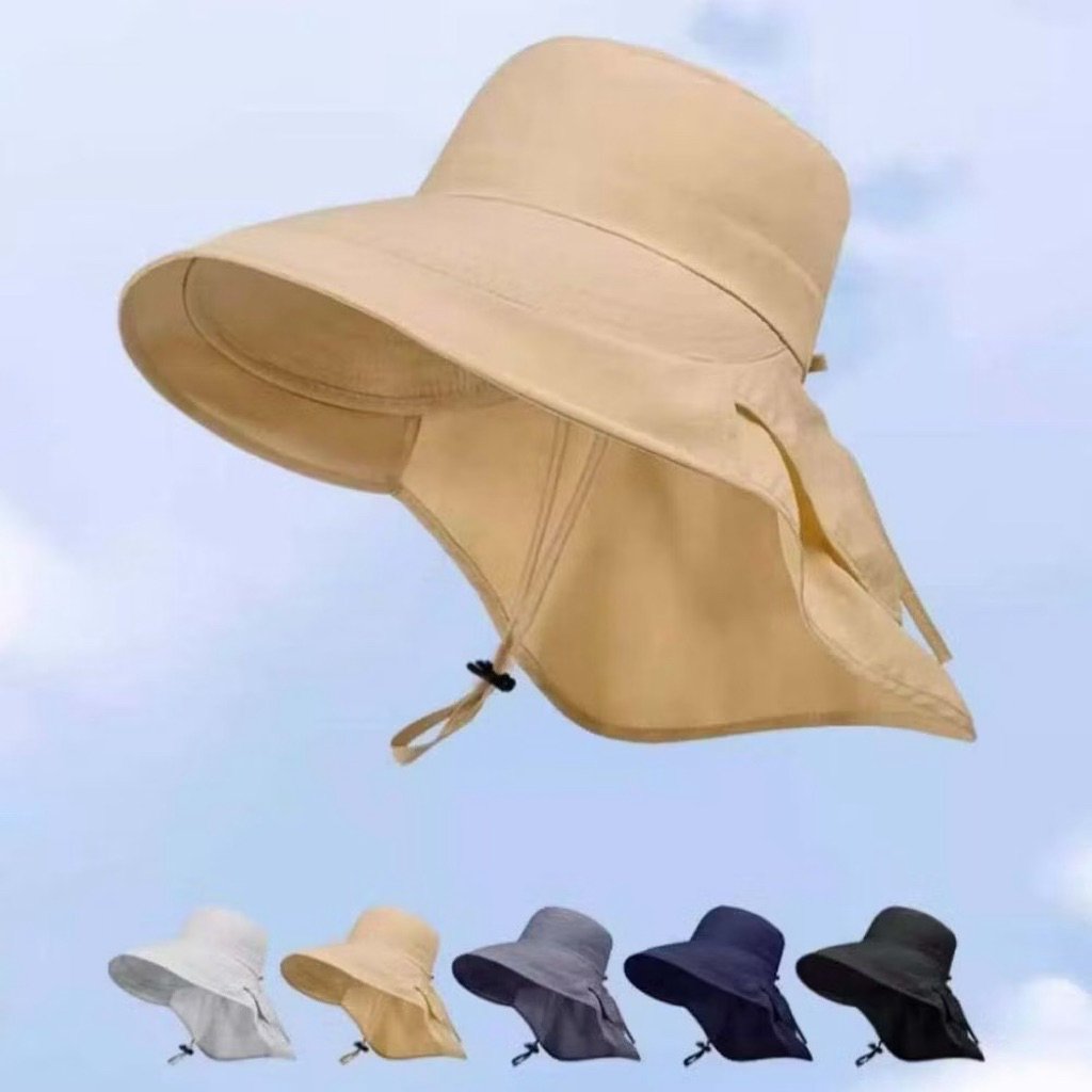 mũ chống nắng nữ . Vành Rộng Chống UV 360°, Mũ Đi Biển Che Cổ Gấp Gọn Thoáng Khí Cao Cấp