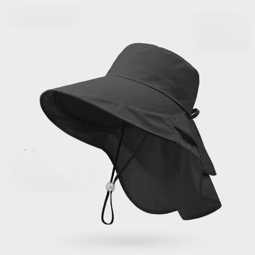 mũ chống nắng nữ . Vành Rộng Chống UV 360°, Mũ Đi Biển Che Cổ Gấp Gọn Thoáng Khí Cao Cấp