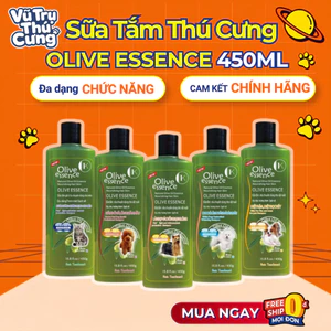 Sữa Tắm Cho Chó Mèo Olive Essence 450g