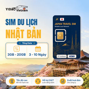 Sim Du Lịch Nhật Bản, Sim Nhật Bản Gói Tổng Dung Lượng, Nhà Mạng SoftBank/KDDI Tốc Độ Cao Và Ổn Định