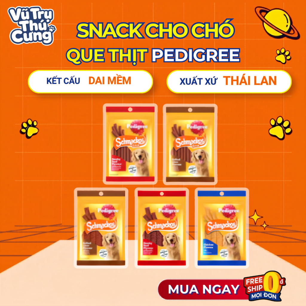 Bánh Thưởng Cho Chó Pedigree Schmackos 70g