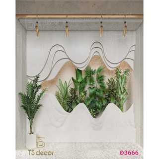 Phông Nền Livestream 3D 5D Họa Tiết Hiện Đại Độc Đáo, giả tường siêu chân thật