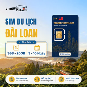 Sim Du Lịch Đài Loan, Sim Đài Loan Gói Tổng Dung Lượng, Data Tốc Độ Cao Kết Nối Dễ Dàng