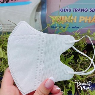 Combo 50/100 Chiếc Khẩu Trang 5D Thịnh Phát 3 Lớp Kháng Khuẩn Kháng Giọt Bắn Chống Tia UV Bụi Mịn