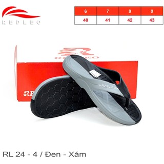 Dép kẹp tông lào xỏ ngón nam REDLEO RL 24-4, dép đúc EVA phối 2 màu êm mềm nhẹ chống trơn trượt