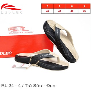 Dép kẹp tông lào xỏ ngón nam REDLEO RL 24-4, dép đúc EVA phối 2 màu êm mềm nhẹ chống trơn trượt