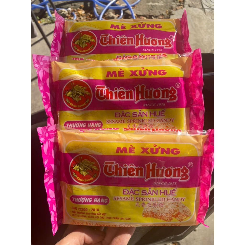 [Combo Quà Tặng] Mè Xửng Huế Thiên Hương Dẻo Và Mè Xửng Giòn Đặc Sản Cố Đô Thơm Ngon O Dung