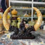 Tượng Ngà Quan Âm Bằng Tinh Bột Đá Cao Cấp Dài 26.5cm - Vật Phẩm Phong Thủy May Mắn, Bình An, Tài Lộc