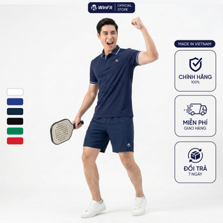 Bộ Quần Áo Thể Thao Pickleball Nam WINFIT Cao Cấp, Nhẹ Mát Thoáng Khí, Thấm Hút Mồ Hôi, Thoải Mái Cả Ngày WCB