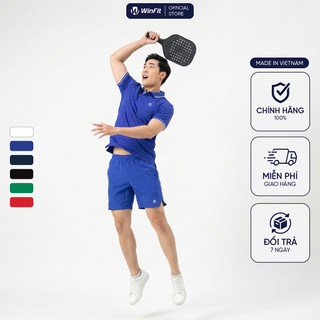Bộ Quần Áo Thể Thao Pickleball Nam WINFIT Cao Cấp, Nhẹ Mát Thoáng Khí, Thấm Hút Mồ Hôi, Thoải Mái Cả Ngày WCB
