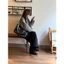 Túi xách công sở da mềm size 40cm khoá gài đeo vai siêu xinh - Tiny Bag