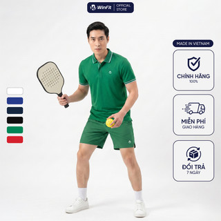 Set Bộ Thể Thao Pickleball Nam Winfit Thấm Hút Mồ Hôi, Nhẹ Mát, Dễ Dàng Vận Động, Form Thoải Mái