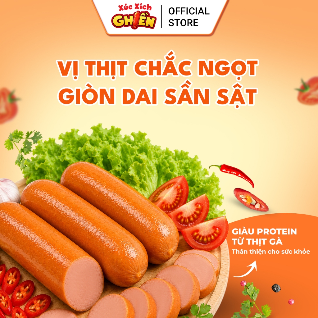 Xúc Xích Xông Khói Bao Bao Tươi Vietinter Foods (Gói 250g-500g)