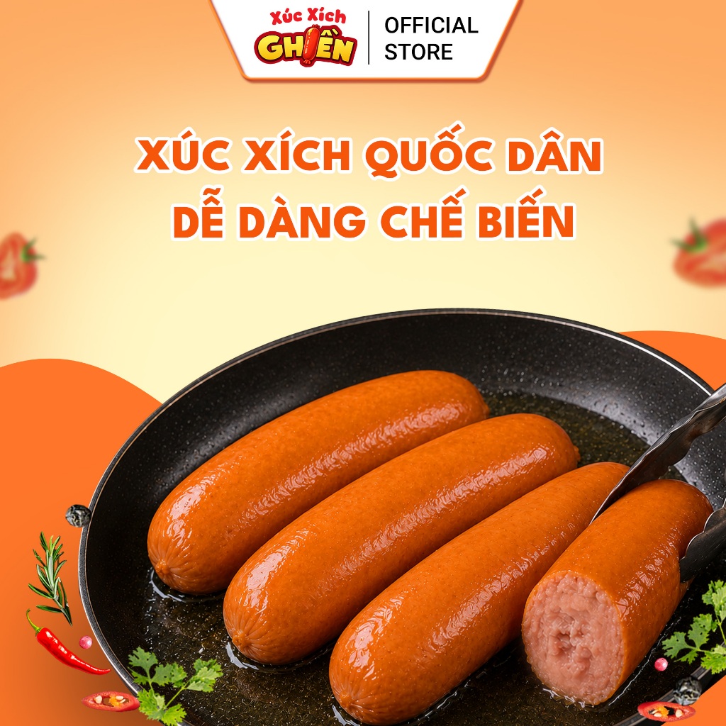 Xúc Xích Xông Khói Bao Bao Tươi Vietinter Foods (Gói 250g-500g)