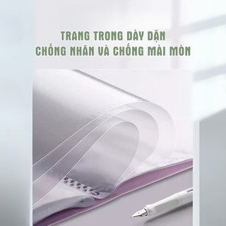 File Đựng Giấy Tờ A4 Trong Suốt - File Lá Đa Năng,Chống Thấm Nước, Dễ Dàng Phân Loại Lưu Trữ Tài Liệu