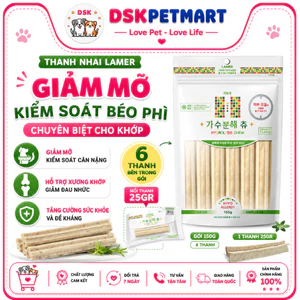 Thanh Nhai Lâu Sạch Găm Miệng cho Chó LAMER HYDROLYSIS Ngừa Dị Ứng Tăng Cường Lợi Khuẩn- Túi 150GR