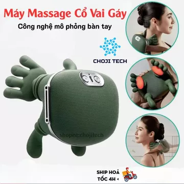 Máy Massage Cổ Vai Gáy Giảm Đau Mỏi Vai Gáy, Máy Mát Xa Cổ Vai Gáy Đèn Hồng Ngoại Mô Phỏng Tay Người Xoa Bóp