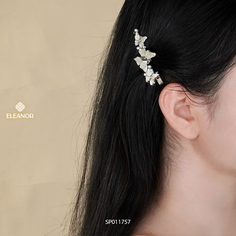 Kẹp tóc nữ Eleanor Accessories thiết kế hình hồ điệp kẹp tóc  đính đá phụ kiện tóc 10674