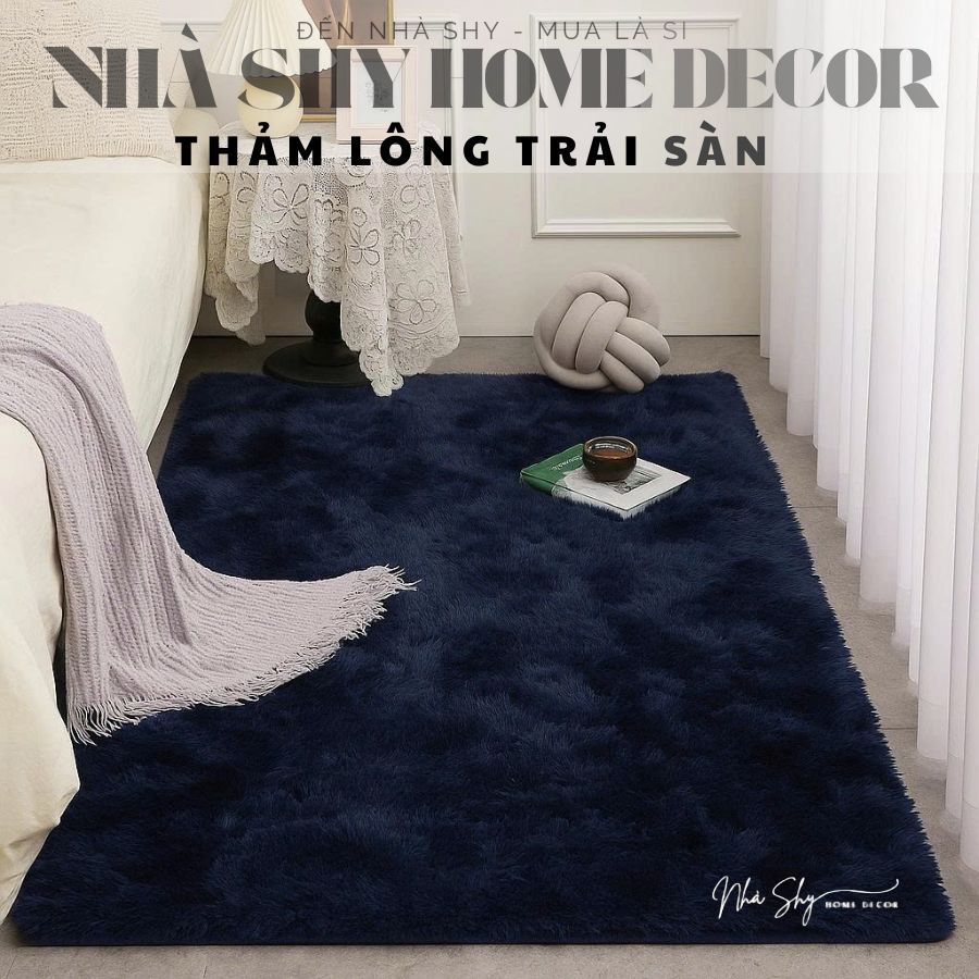 Thảm Lông Trải Sàn Màu Loang - Cao Cấp - Thảm Lông Giá Rẻ - Nhiều Size - Nhà Shy Home Decor