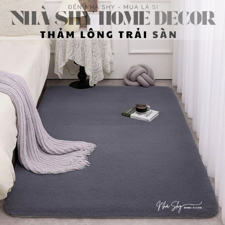 Thảm Lông Trải Sàn Màu Loang - Cao Cấp - Thảm Lông Giá Rẻ - Nhiều Size - Nhà Shy Home Decor