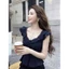 Áo Chấm Bi Cổ V Phối Ren Dáng Peplum, Áo Nữ Tay Cánh Tiên Chiết Eo Tôn Dáng Sang Chảnh Công Sở Đi Chơi