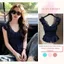 Áo Chấm Bi Cổ V Phối Ren Dáng Peplum, Áo Nữ Tay Cánh Tiên Chiết Eo Tôn Dáng Sang Chảnh Công Sở Đi Chơi