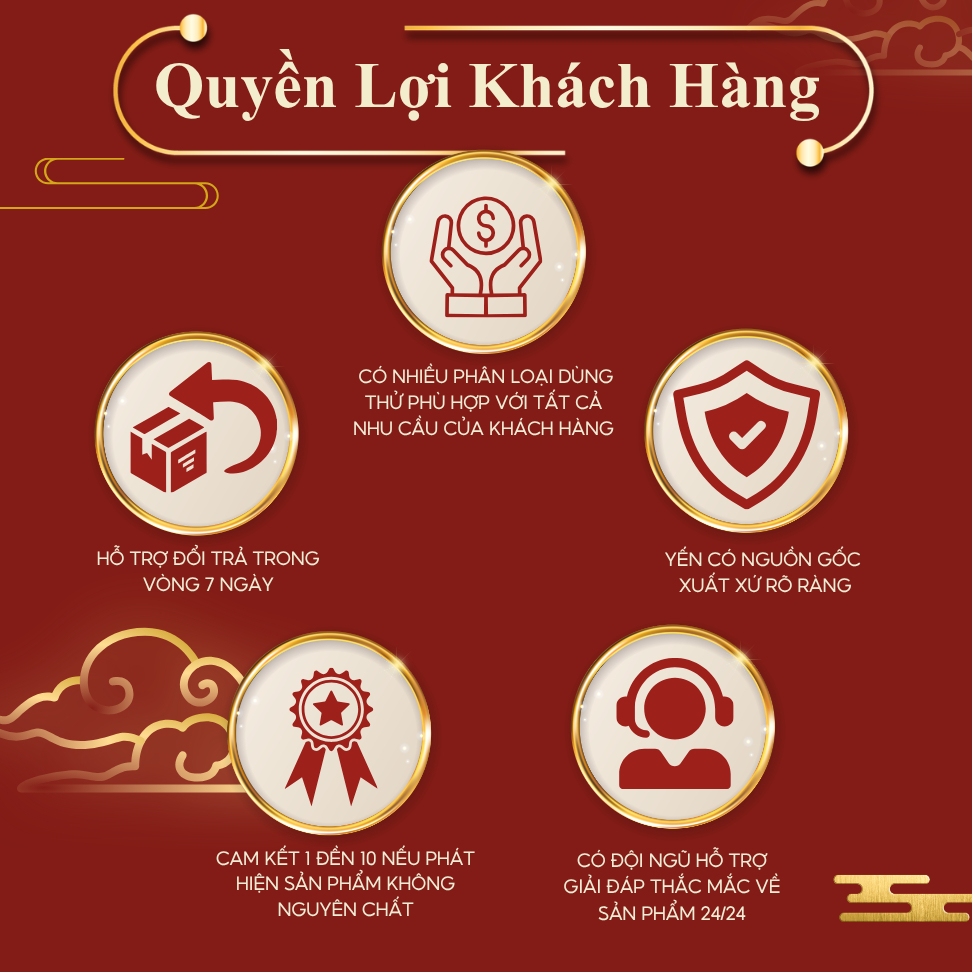 Yến Rút Lông Nguyên Tổ Yến Sào Thủ Đức - Tổ Yến Nguyên Chất 100% Không Đường Tạp Chất (Hộp 50g/100g Tặng Quà) - TYSCSL