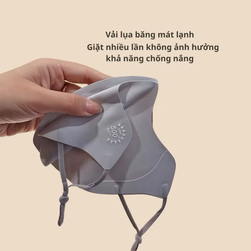 Khẩu trang su chống nắng,khẩu trang upf 500+ thông hơi