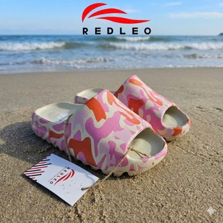 (RL-13.B) Dép đúc bánh mì REDLEO SLIDE 3D, dép quai ngang nam nữ êm mềm nhẹ, chống trơn trượt